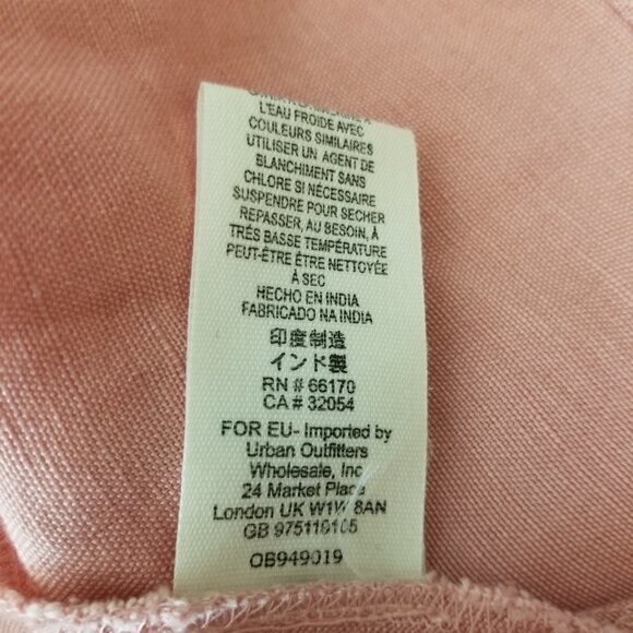 FREE People 0 Pink Higher Ground Linen Blend Flare Mini Skirt - Picture 6 of 11